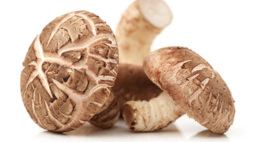 Weiprost contém cogumelos shiitake